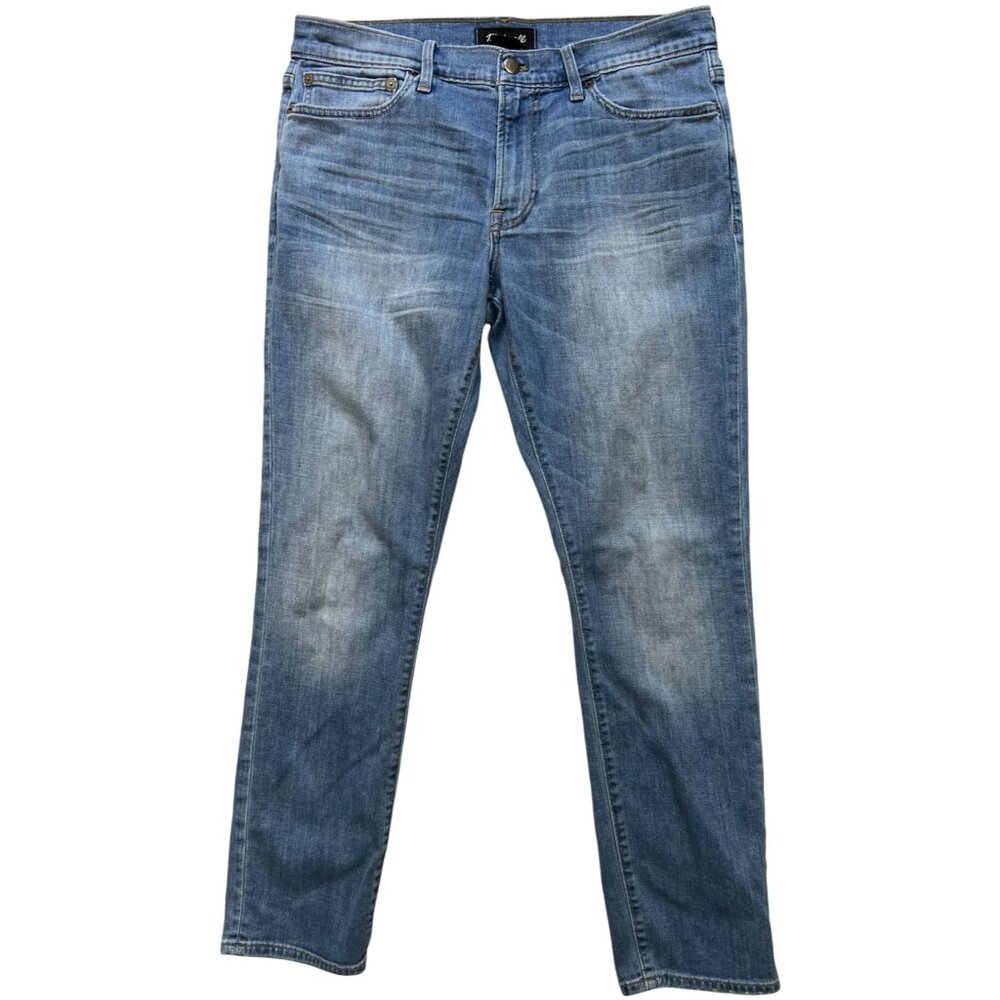 Madewell Men's Relaxed Skinny Jeans Stretch Denim Size 33x32 Blue Medium Wash